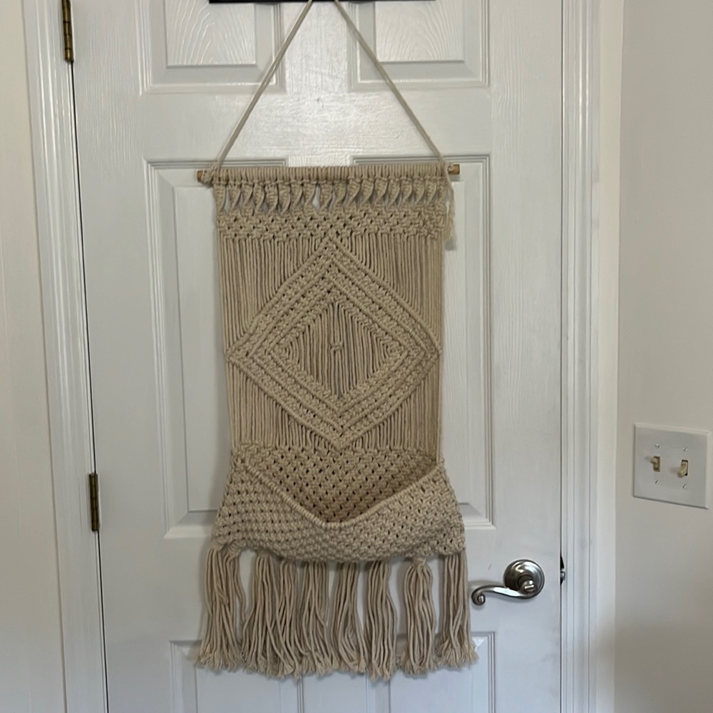 Boho macrame wall hanging